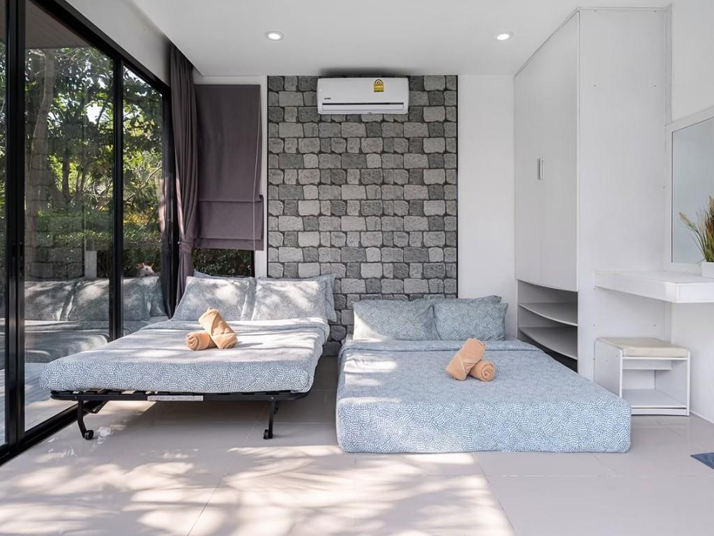 บรรยากาศห้องนอน เอเอ็นบี ลอฟท์ นัมเบอร์ 1 พูลวิลล่า