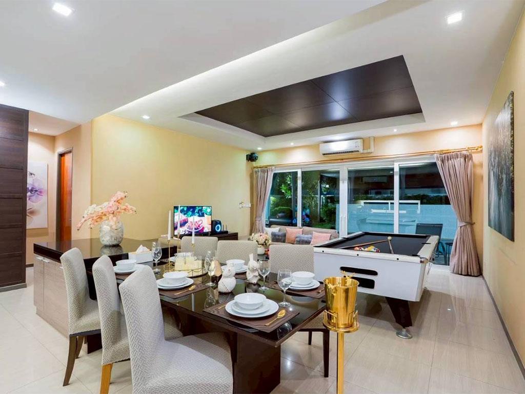 บรรยากาศห้องนอน ซีเครท การ์เด้น พูลวิลล่า