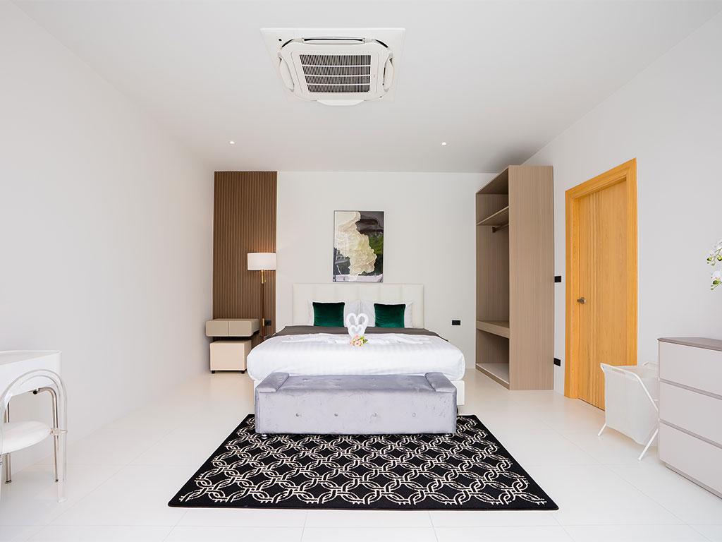 บรรยากาศห้องนอน กู๊ด เดย์ พูลวิลล่า