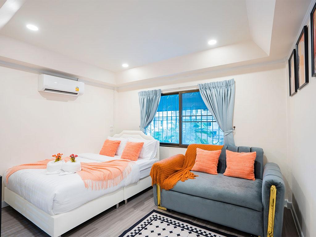 บรรยากาศห้องนอน ยัวร์สตอรี่ พูลวิลล่า