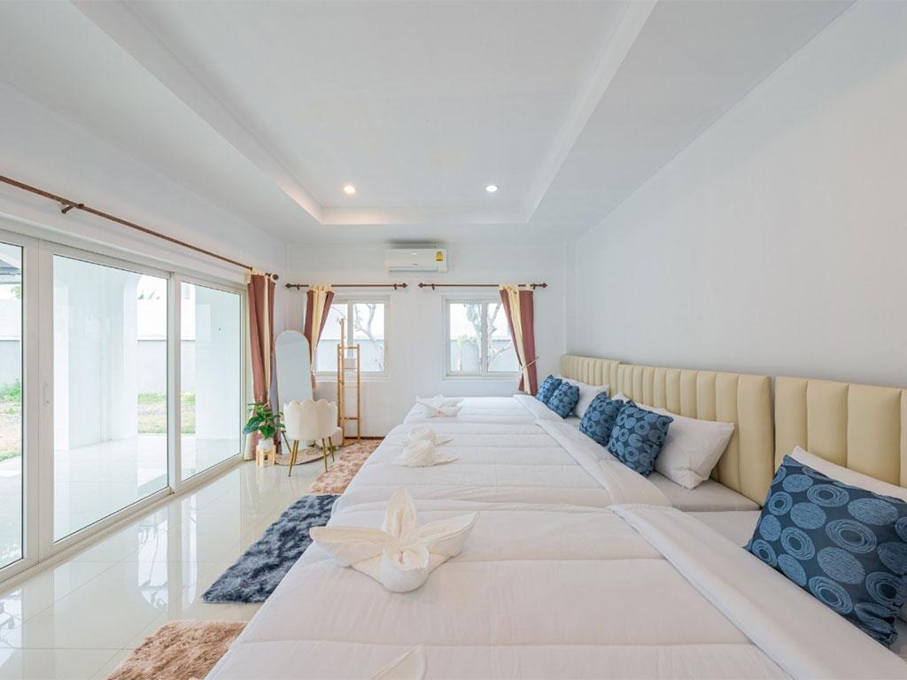 บรรยากาศห้องนอน กรีนวิว พูลวิลล่า