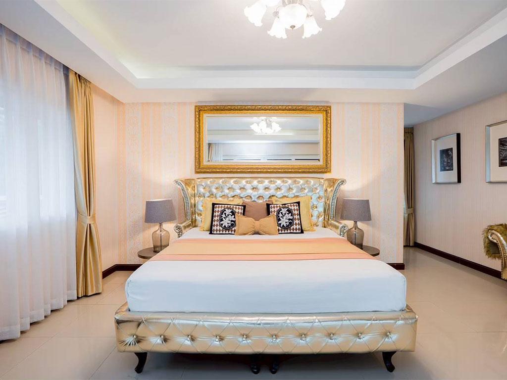 บรรยากาศห้องนอน กนก พูลวิลล่า